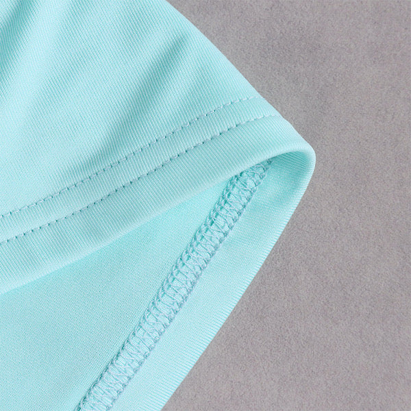 halter dress baby blue detail