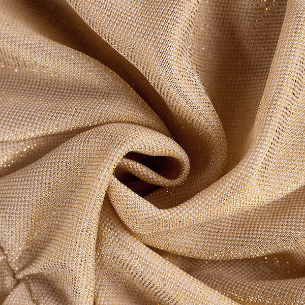 gold dress fabric detail 