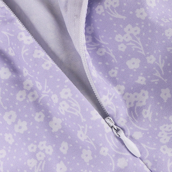 lavender purple dress zipper